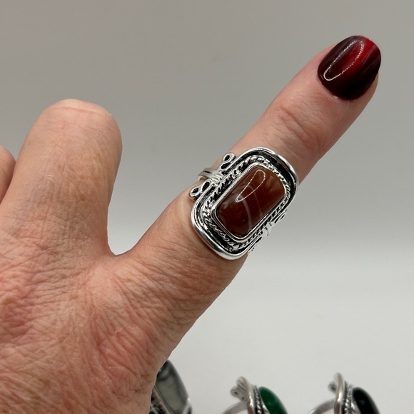 Silver & Stone Rings - Picture 1 of 15